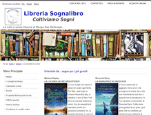 Tablet Screenshot of libreriasognalibro.it